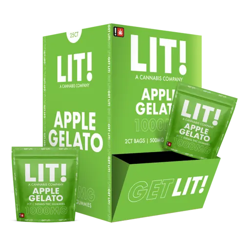 [T-1144-02] LIT GUMMIES 2CT 25PK 1000MG (Granddaddy Pur)