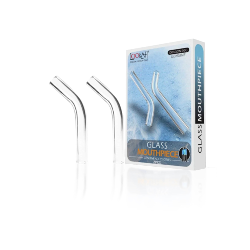 LOOKAH DRAGON EGG E-RIG REPLACEMENT GLASS MOUTHPIECE - PACK OF 2