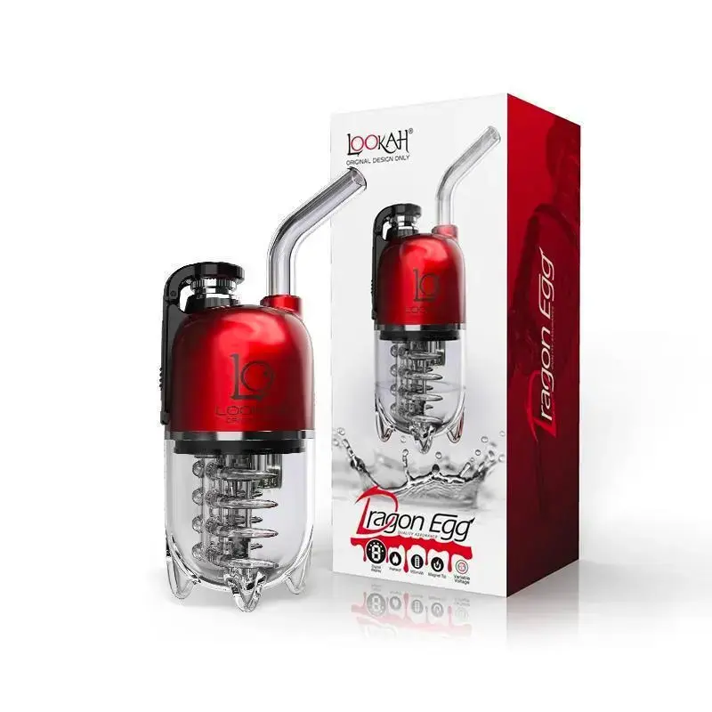 [Q-2746-15] LOOKAH DRAGON EGG E-RIG VAPOR KIT (Red)
