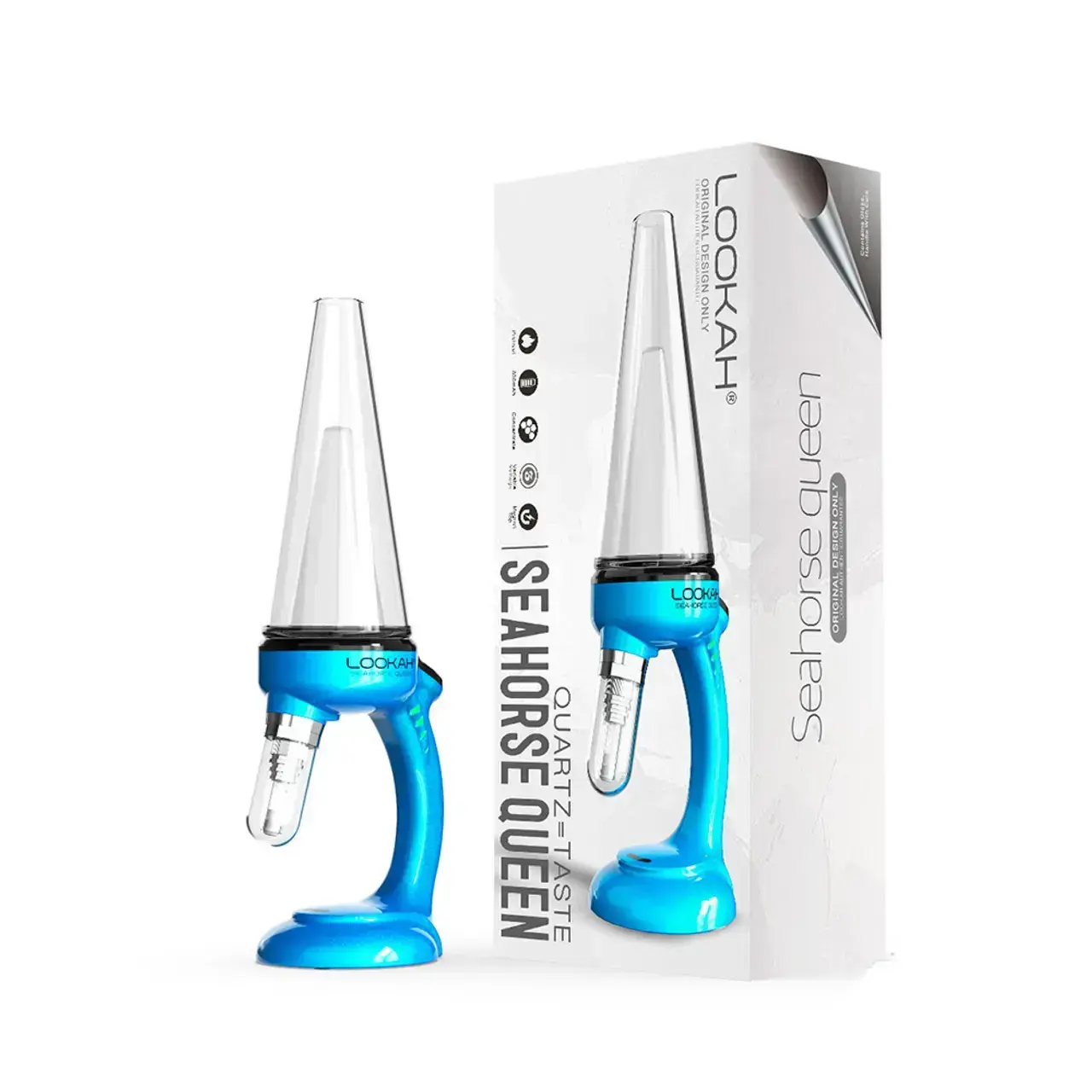 [Q-4782-05] Lookah Seahorse Queen 800mAh VV Electric Nectar Collector (Blue)