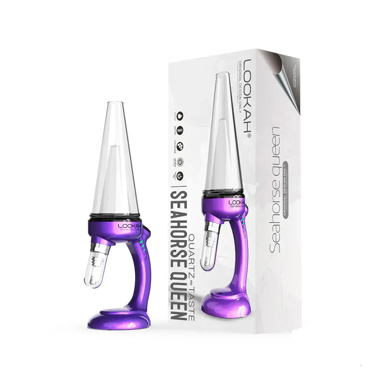 [Q-4782-03] Lookah Seahorse Queen 800mAh VV Electric Nectar Collector (Purple)
