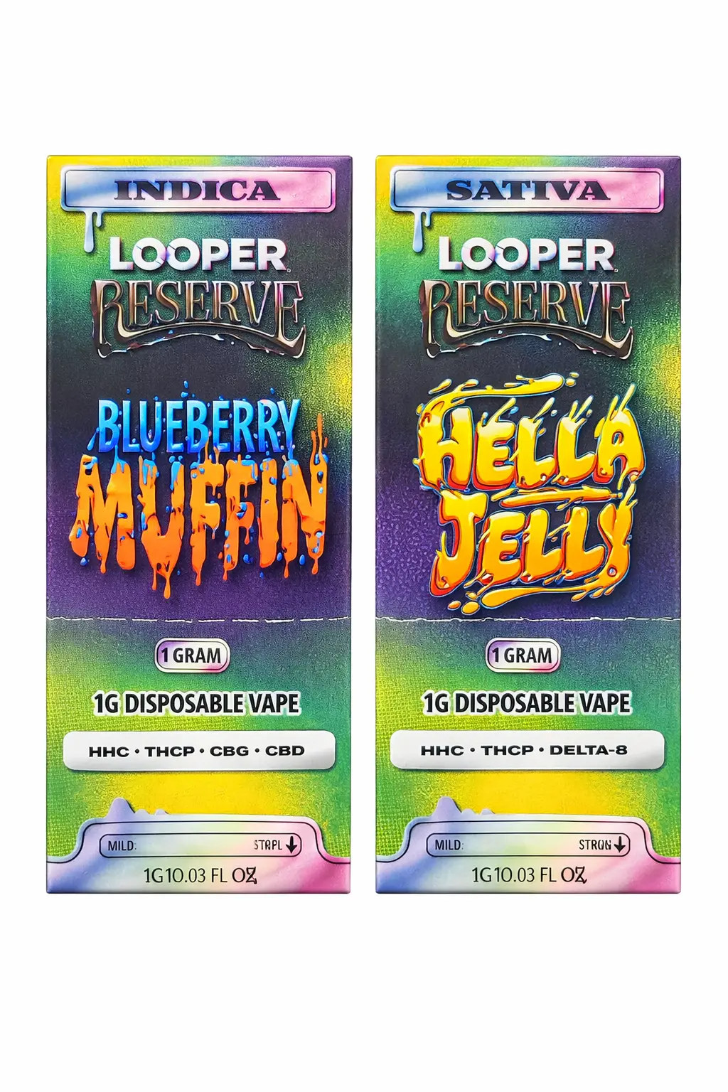 [T-1349-03] LOOPER Reserve 1G Disposables 5ct (Rainbow Runtz)