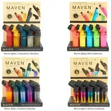 [Q-2802-04] MAVEN TORCH ALPHA + 15CT/DISPLAY (Transparent)