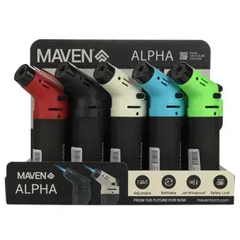 [Q-4878-01] MAVEN TORCH ALPHA 15CT/DISPLAY (Transparent)