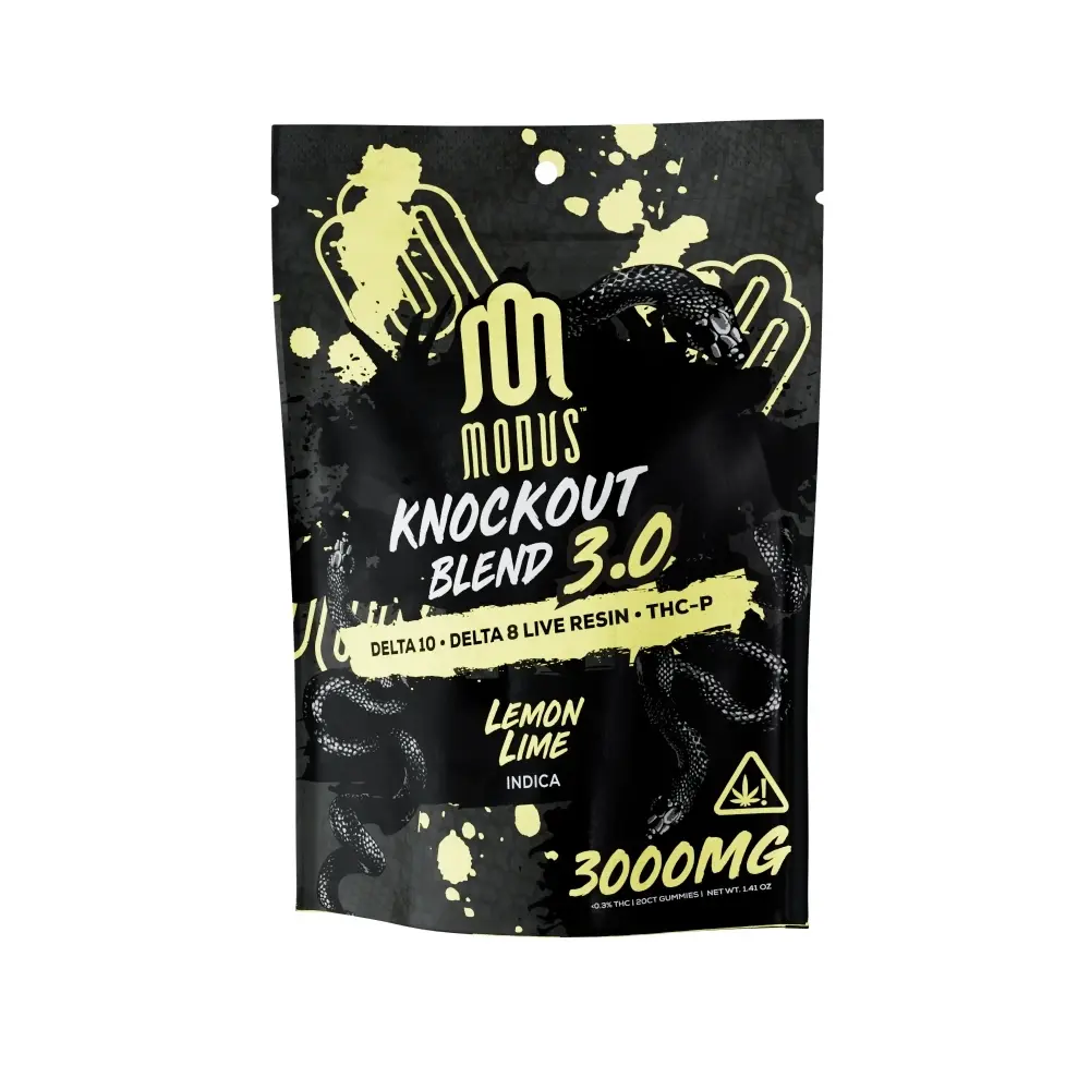 [T-1162-04] MEDUSA KNOCKOUT BLEND GUMMIES (Lemon Lime - Indica)