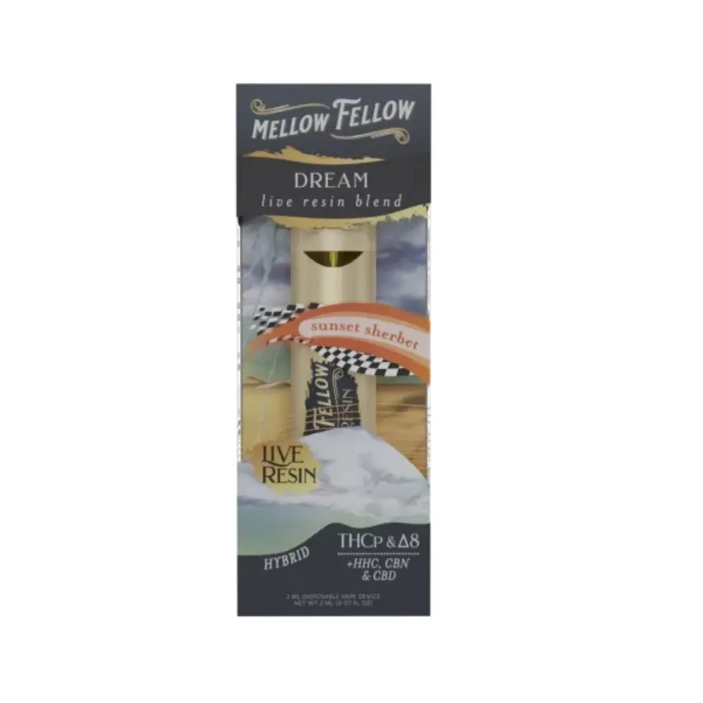 Mellow Fellow 2ML Disposable live resin 6PK a Box