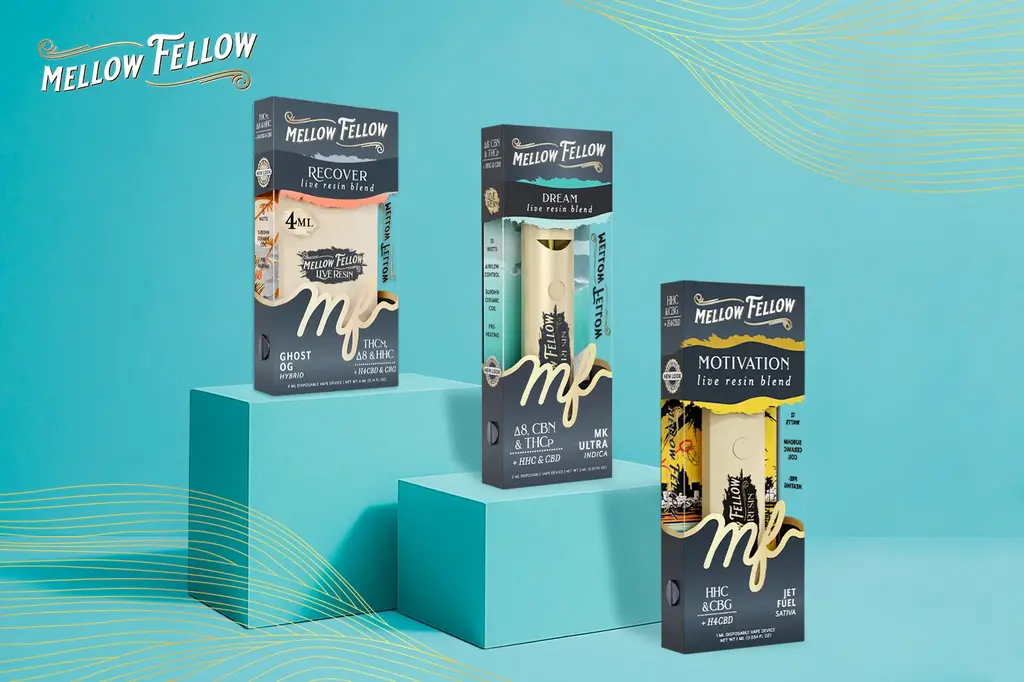 Mellow Fellow Live Resin 1ml Disposable Vape