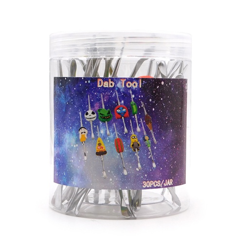 [Q-2843-07] METAL DABBER CONTAINER 30CT MULTI DESIGN (Cute Cat Mix)