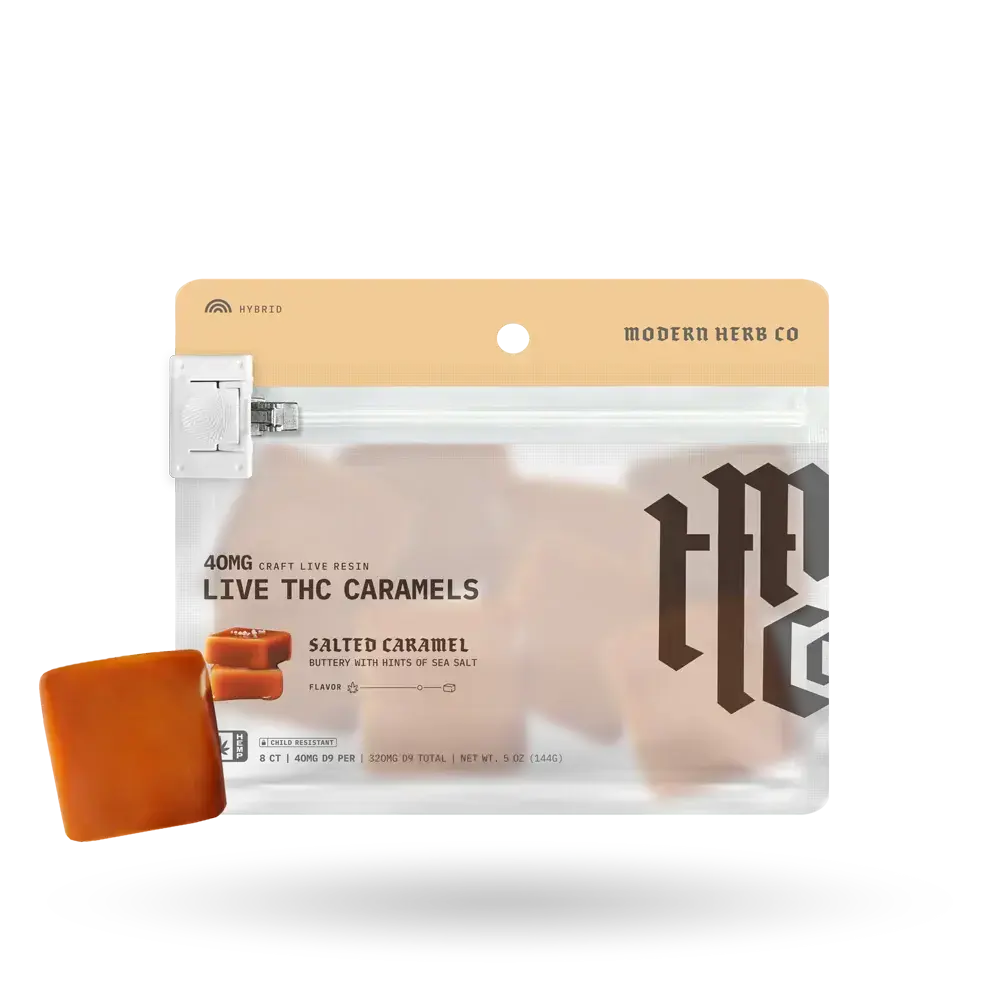 [10157-02] Modern Herb Co Delta 9 Caramels Knockout (8ct)