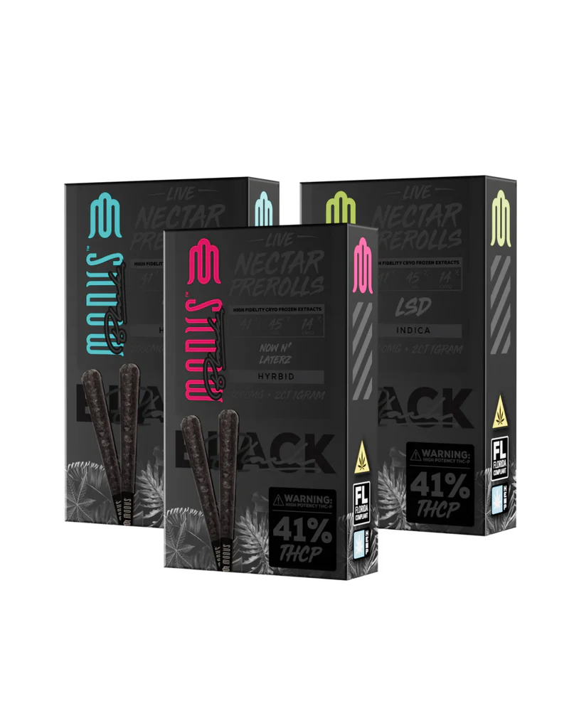 [Q-4799-03] Modus Black Preroll Flower THC-P 5PK 2Ct 1G 5PK a Box (Donut Shop Hybrid)