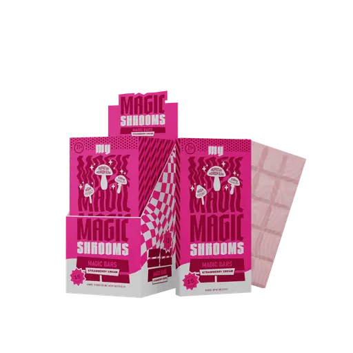 [Q-4361-05] MY MAGIC MUSHROOM CHOCOLATE 6 PER BOX (Strawberry Cream)