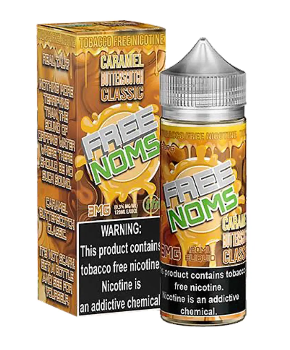 [Q-2927-09] NOM FREENOM 120ML (6mg, Caramel Butterscotch Classic)