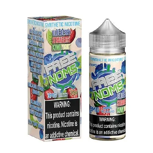 [Q-2927-11] NOM FREENOM 120ML (6mg, Blueberry Yogurt Strawberry Kiwi)