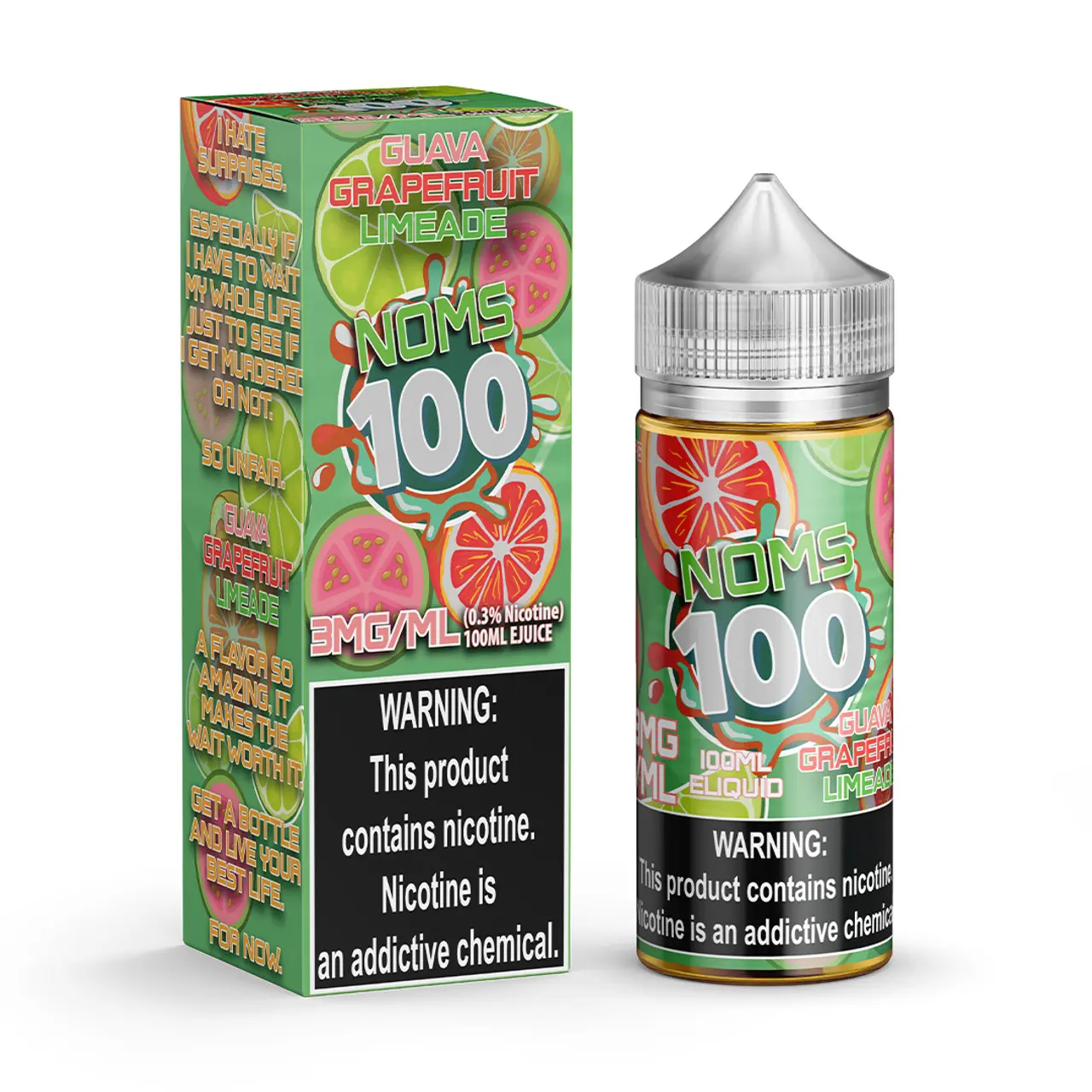 [Q-2931-05] NOMS 100ML (3MG, Guava Grape Fruit Limeade)