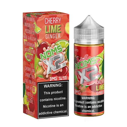 [Q-2928-02] NOM X2 120ML (6mg, Cherry Lime Ginger)