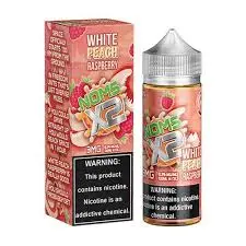 [Q-2928-04] NOM X2 120ML (6mg, White Peach Raspberry)