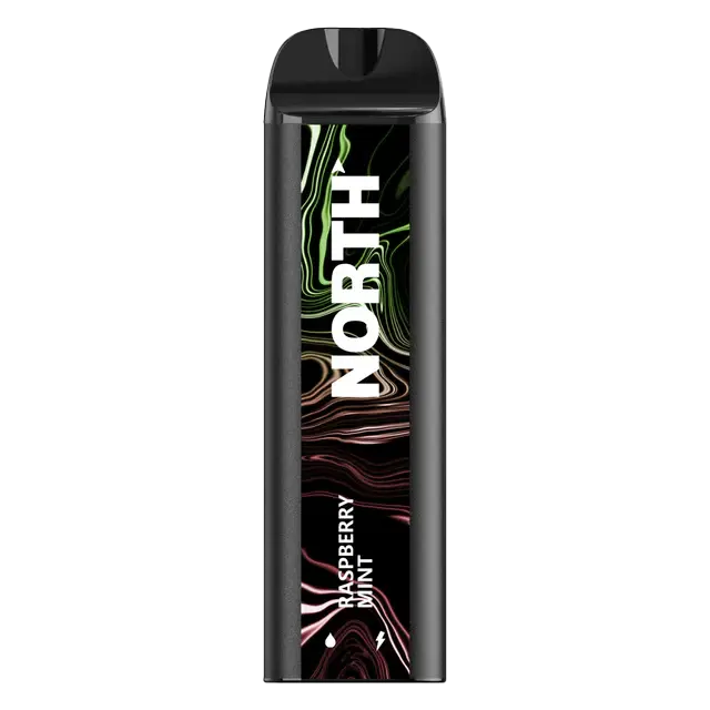 [Q-2932-19] NORTH DISPOSABLE 5000PUFF 10ML (Raspberry Mint)