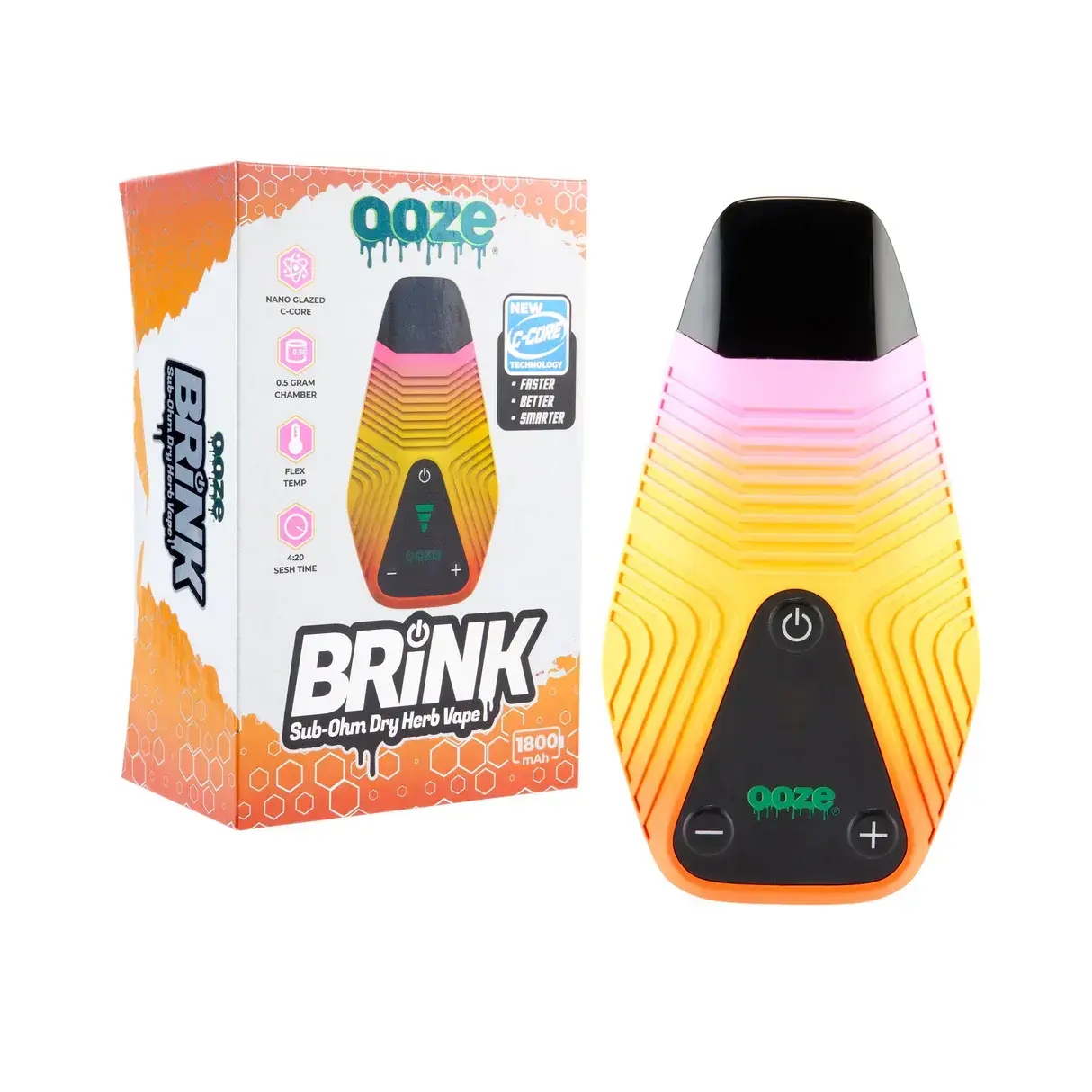[Q-4648-02] Ooze Brink Dry Herb Vaporizer 1800Mah (Sunshine)