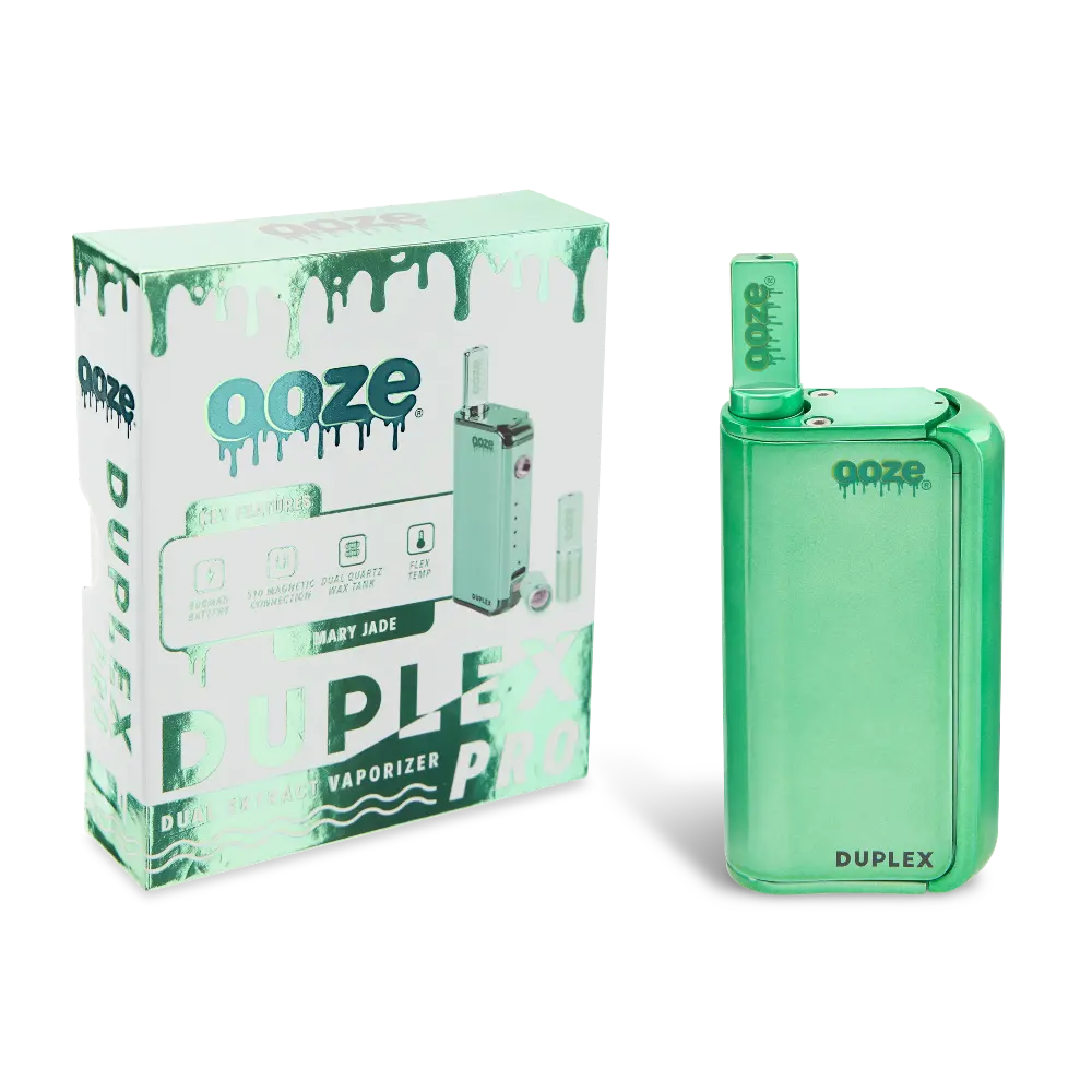 [Q-3004-04] OOZE DUPLEX PRO – 900 MAH – CARTRIDGE & WAX VAPORIZER (Mary Jade)
