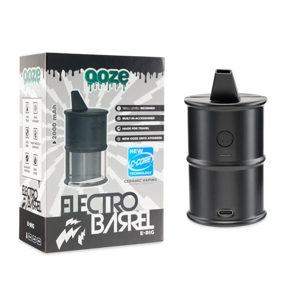 [Q-3005-02] OOZE ELECTRO BARREL E-RIG – C-CORE 2000 MAH (Blue)
