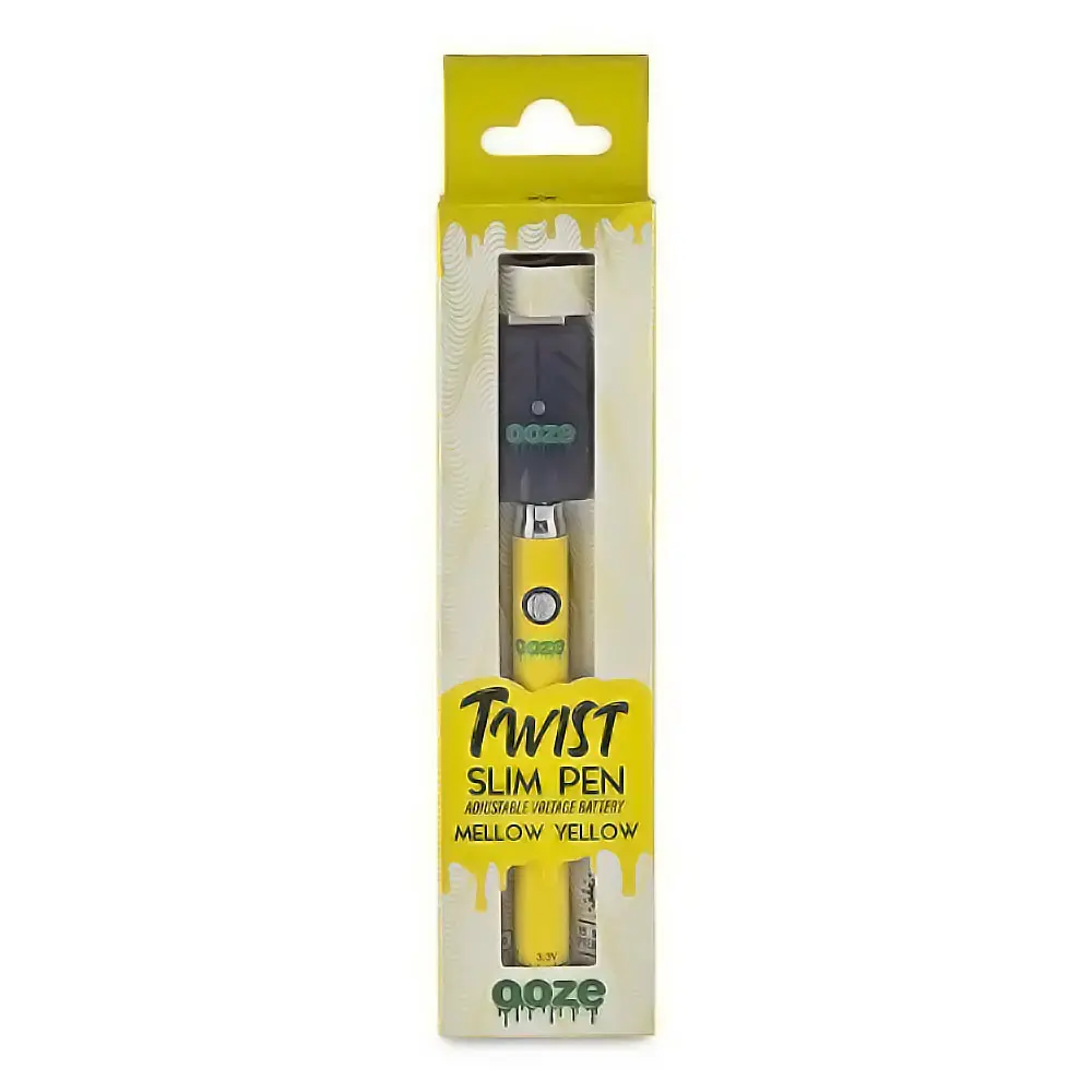 [Q-3015-09] OOZE SLIM PEN TWIST BATTERY + SMART USB (Yellow)