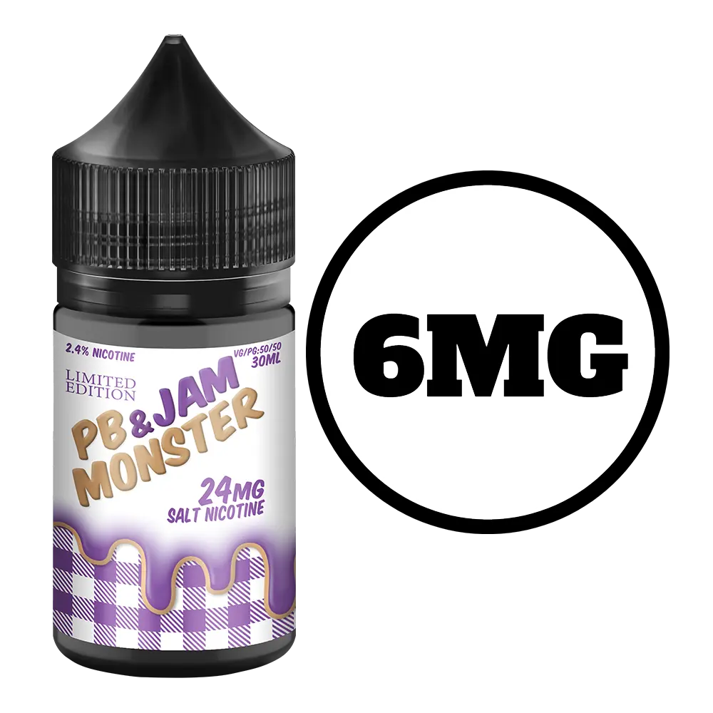 [Q-3040-04] PB AND JAM MONSTER 100 ML (6mg, Grape)