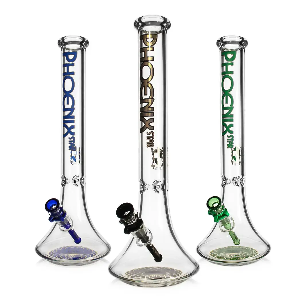 [T-1418-05] Phoenix Waterpipe Beaker (HF102 18 Inch)