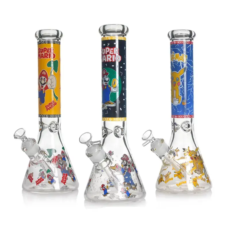 [T-1418-23] Phoenix Waterpipe Beaker (WP296 14")