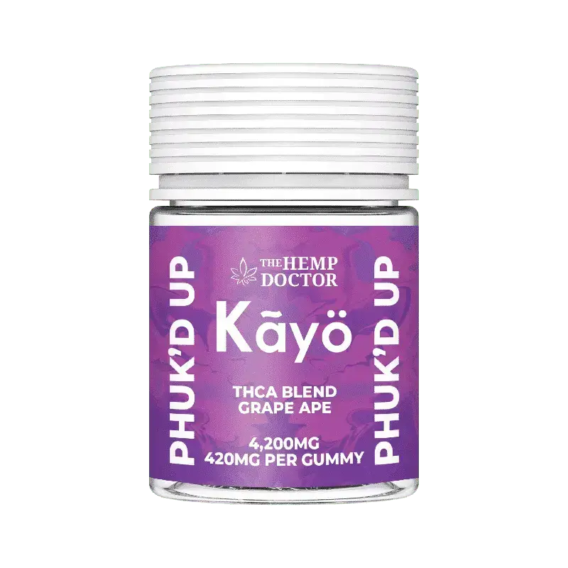 [Q-4260-02] Phuk'd Up 10ct Jar THC-A 4200MG (Grape Ape)