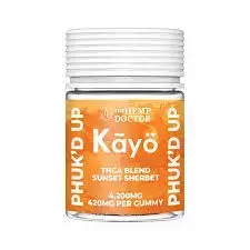 [Q-4260-05] Phuk'd Up 10ct Jar THC-A 4200MG (Sunset Sherbet)