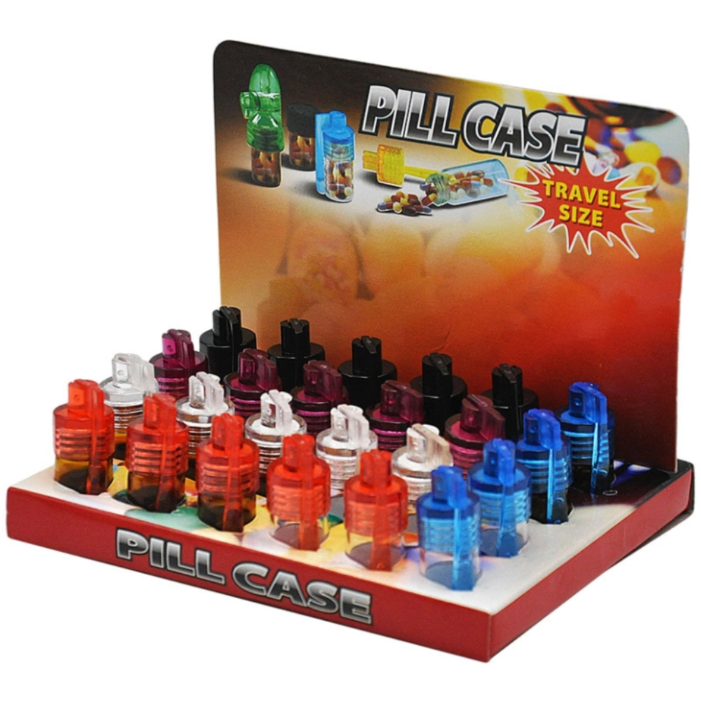 [Q-3060-01] PILL BOTTLE 24PCS DISPLAY BOX (38mm)