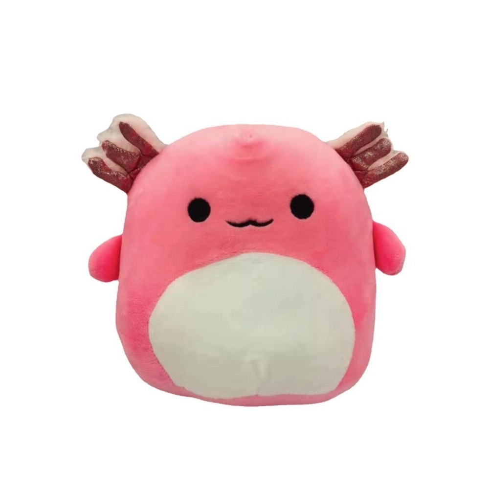 [Q-3071-01] PILLOW LARGE SIZE (BLUE AXOLOTL)