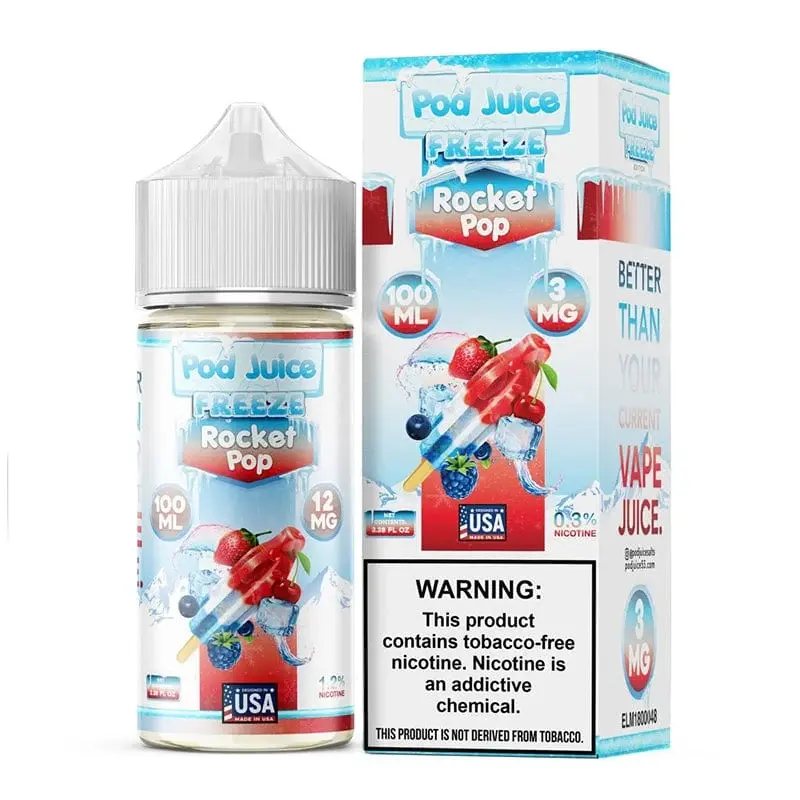[Q-3093-22] POD JUICE 100ML (3MG, Rocket Pop)