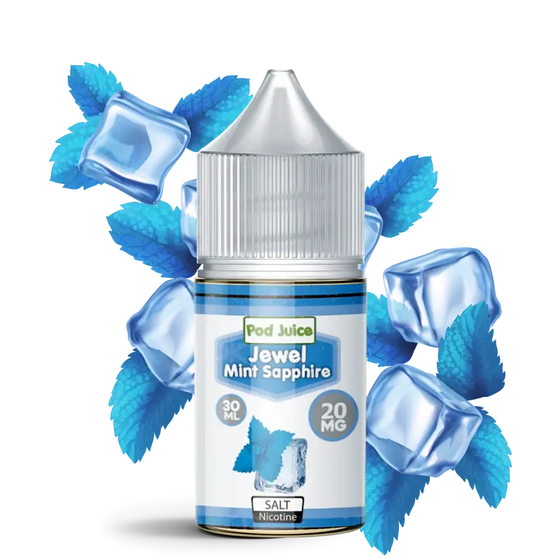 [Q-3094-06] POD JUICE 30ML (55mg, Jewel Mint Sapphire)