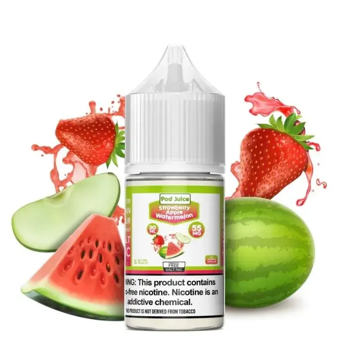 [Q-3094-34] POD JUICE 30ML (55mg, Strawberry Apple Watermelon)
