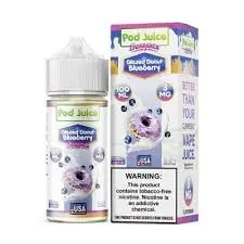[Q-3095-01] POD JUICE DESSERTS 100ML (3MG, Glazed Donut Blueberry)