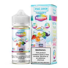 [Q-4319-02] POD JUICE FREEZE 100ML (6MG, Rainbow)
