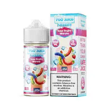 [Q-4319-12] POD JUICE FREEZE 100ML (6MG, Sour Fruity Worms)