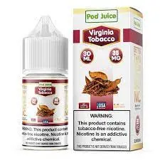 [Q-3097-01] POD JUICE TOBACCO 100ML (3MG, Jewel Tobacco)