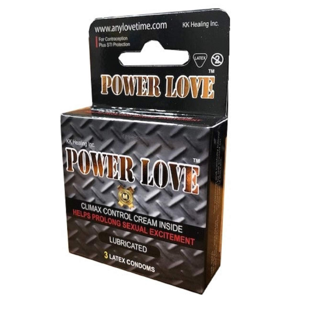 POWER LOVE CONDOMS 48 BOXES OF 3 CONDOMS IN EACH BOX