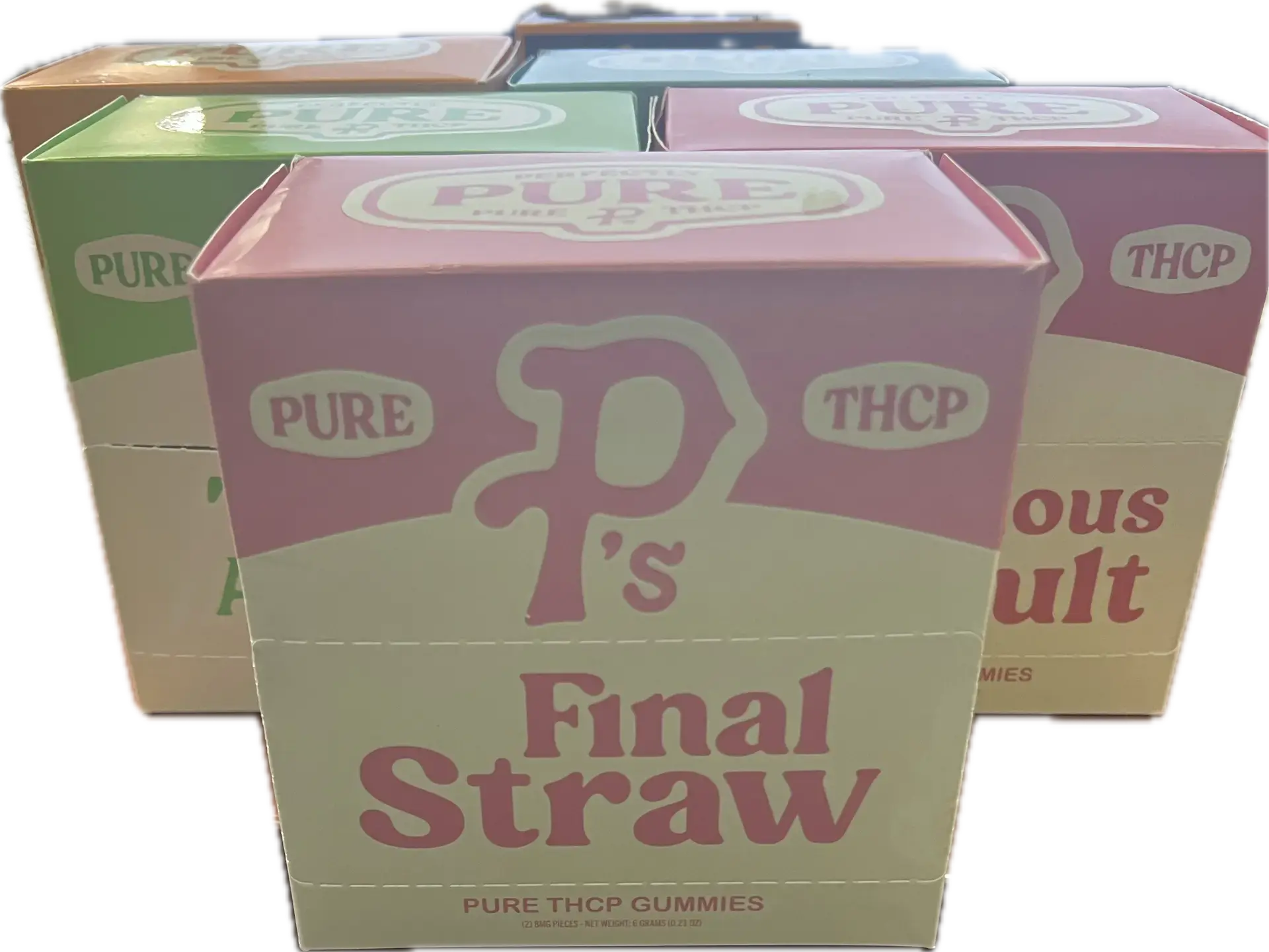 [Q-4812-03] Pushin P's THCP Gummies Can 100MG (Lemonade Stand)