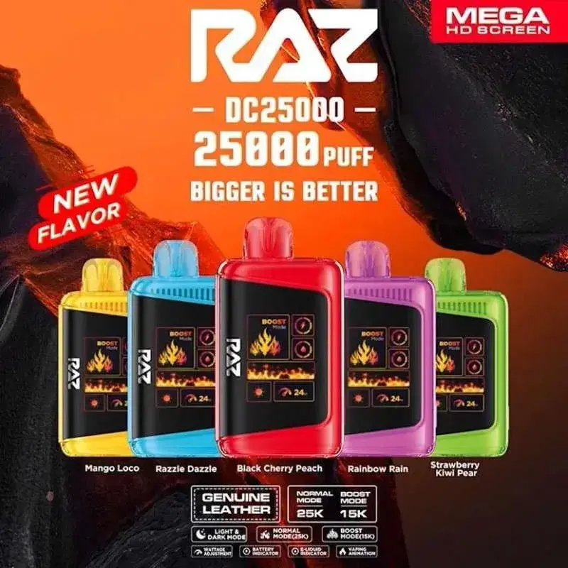 [Q-4473-17] Raz LTX 25000 Puff 5PK 16ML (Strawberry Kiwi Pear)