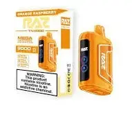 [Q-3209-33] RAZ TN9000 DISPOSABLE VAPE 5PK 12ML (Orange Raspberry)