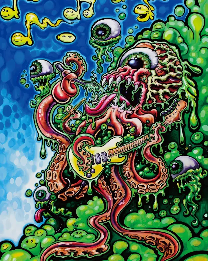 [T-1401-09] Rolling Tray18*14*1.5cm (OCTUPUS)