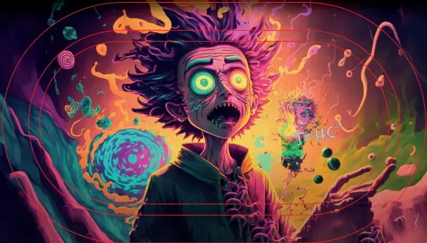 [T-1401-28] Rolling Tray18*14*1.5cm (Ricky)