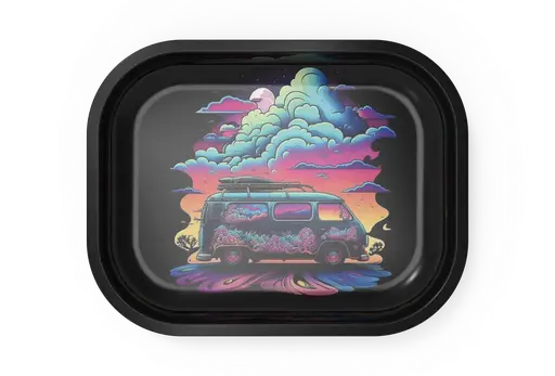 [T-1401-32] Rolling Tray18*14*1.5cm (Bus)