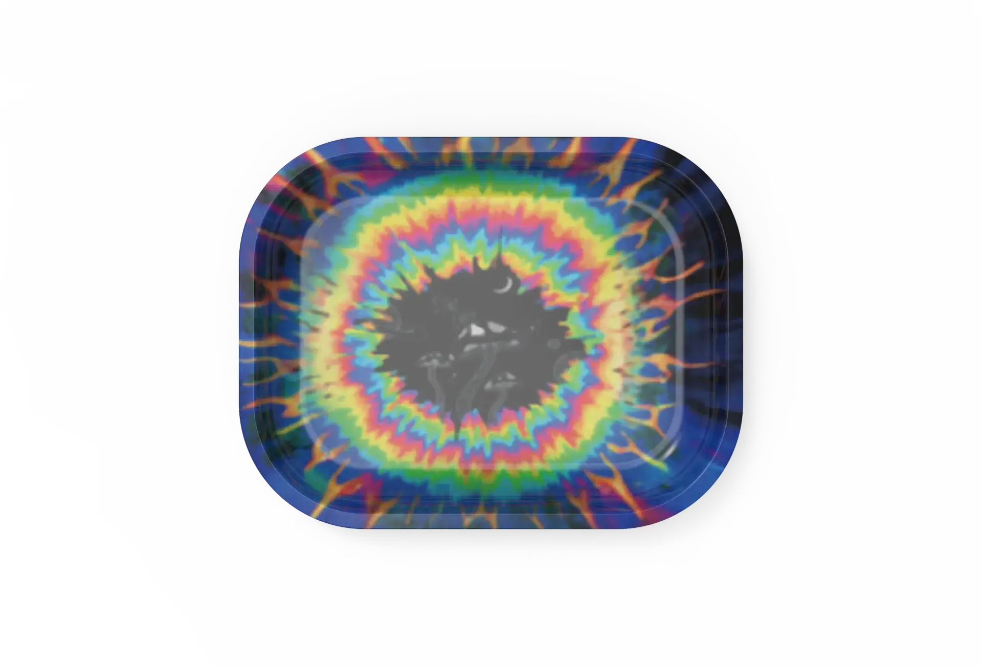 [T-1401-40] Rolling Tray18*14*1.5cm (Mushroom With Rainbow)
