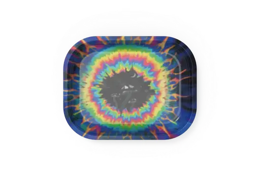 [T-1401-40] Rolling Tray18*14*1.5cm (Mushroom With Rainbow)
