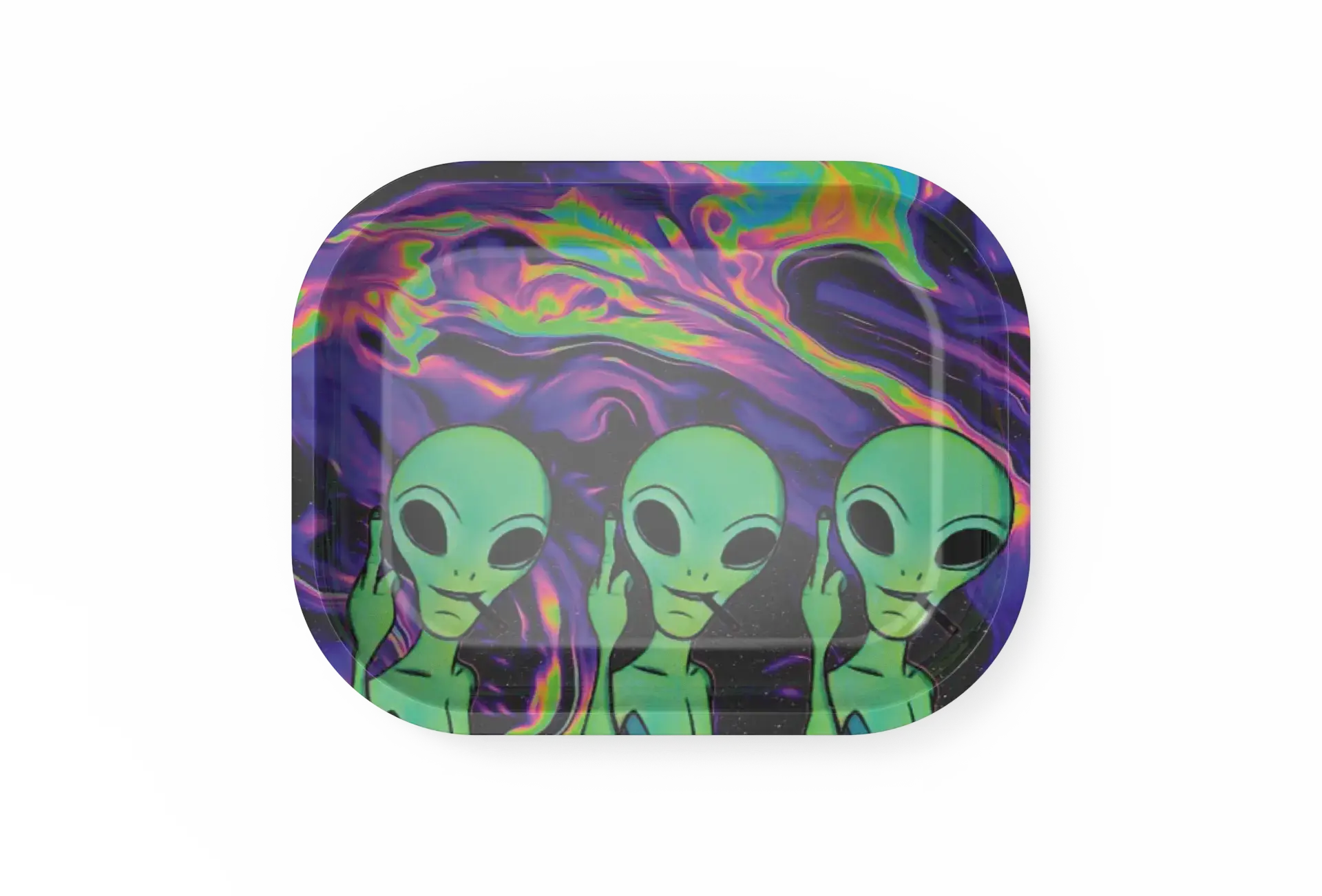 [T-1401-47] Rolling Tray18*14*1.5cm (3 Allen)