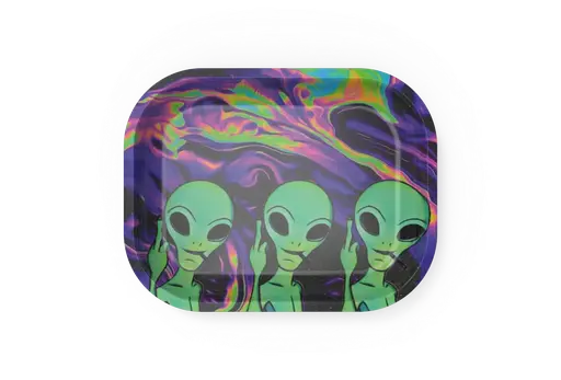 [T-1401-47] Rolling Tray18*14*1.5cm (3 Allen)